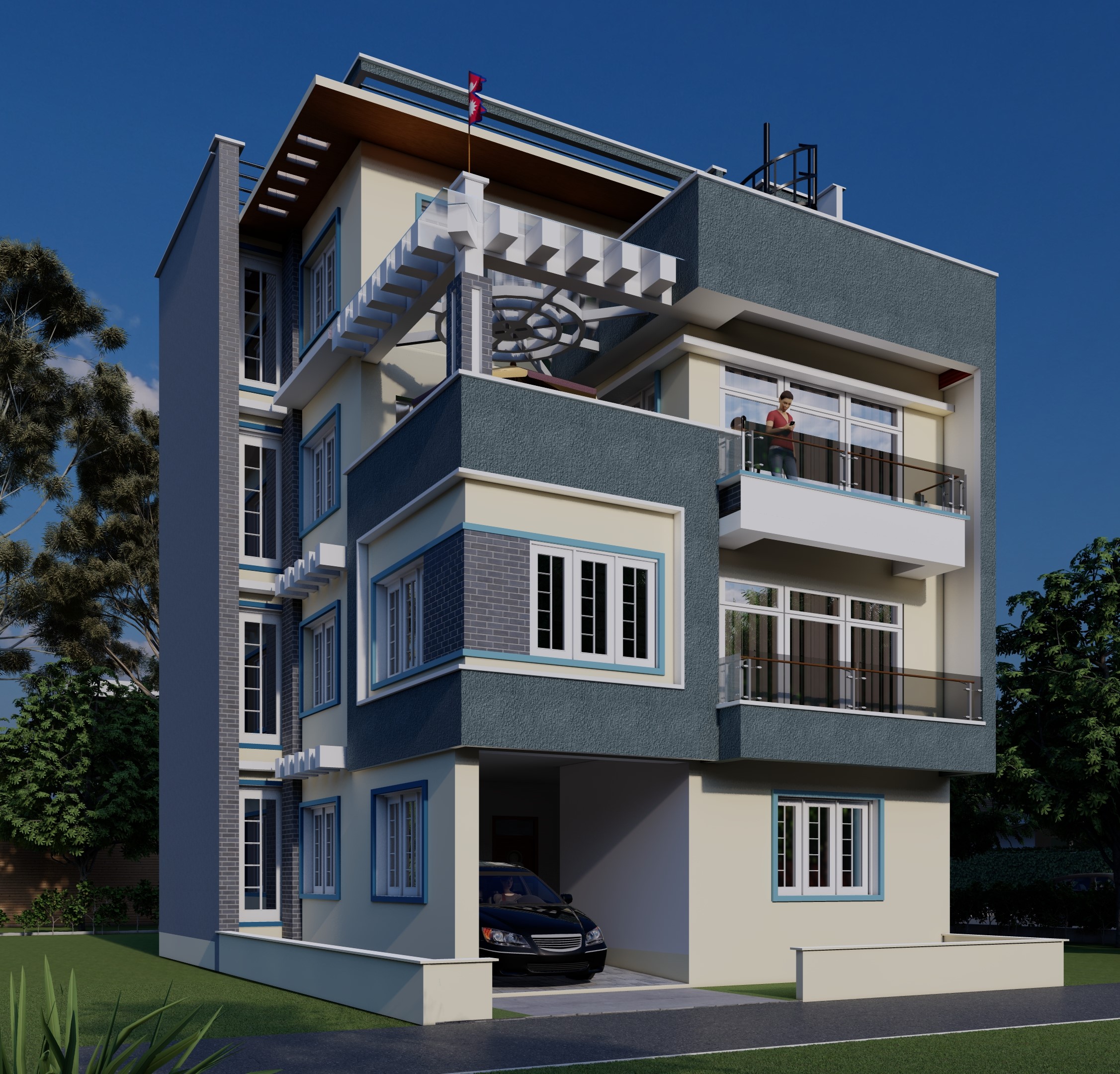 Govinda Residence – A Modern Masterpiece in Dhading, Nepal